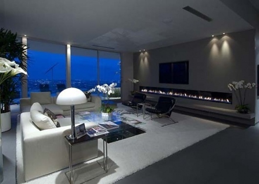 30 Thrilling Open Plan Living Rooms with a View #interior #design #view #fireplace