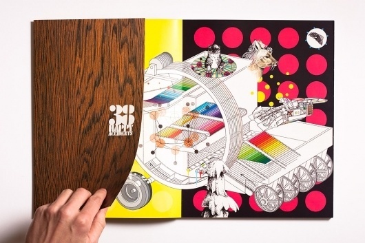 tin&ed - Happy Accidents - Inside Magazine #cover #spread #illustration #inside #magazine