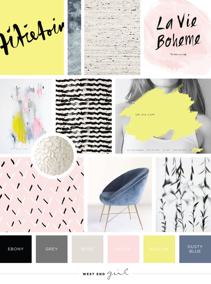 West End Girl Studio | BLOG | The creative one stop shop #mood #spring #board