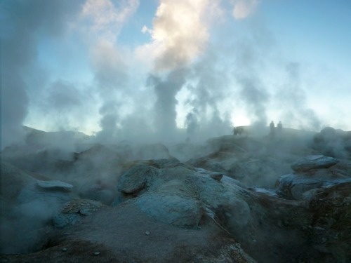 360 jours #bolivia #smoke #geyser #photo #uyuni #salar