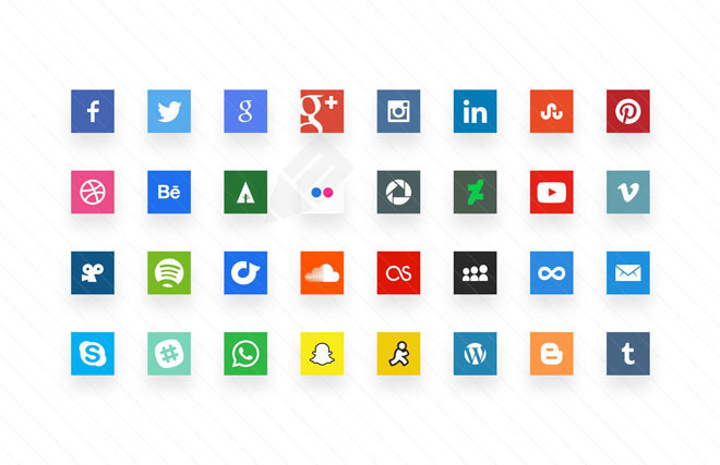 Minimal Social Media Icon