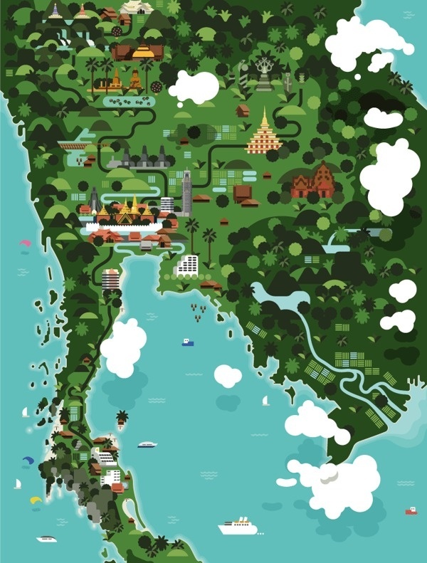 Monocle Thailand #hey #illustration #studio