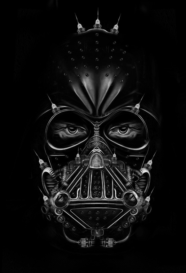 Nicolas Obery Vader #darth #illustration #vader #geek