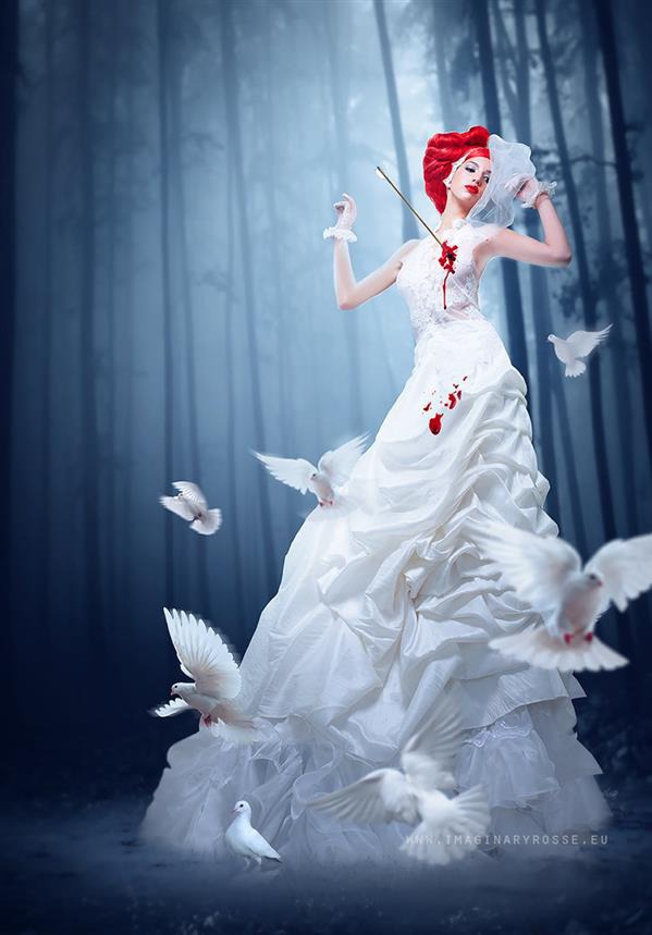 ❤️ 50 Photo Manipulation Examples | White Dress
