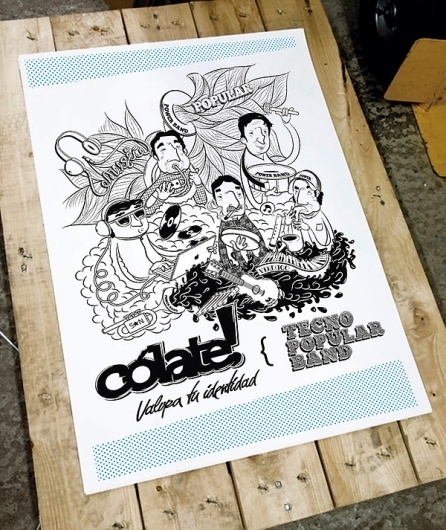 CÃ"LATE on the Behance Network #print #poster #illustration
