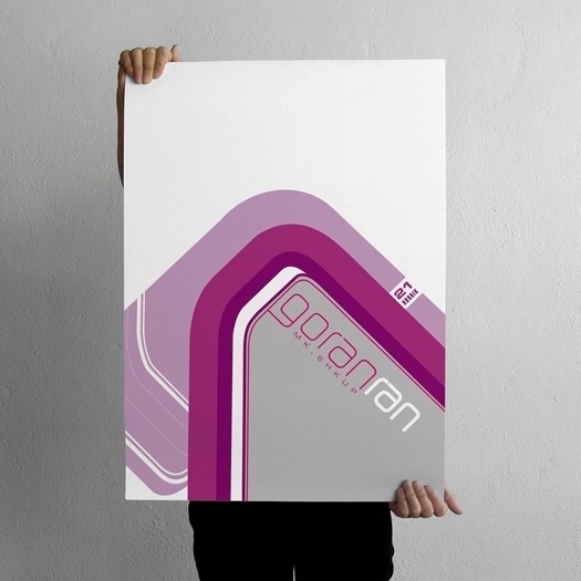projectgraphics - typo/graphic posters #kosovo #event #goran #prishtina #projectgraphics #poster #ran