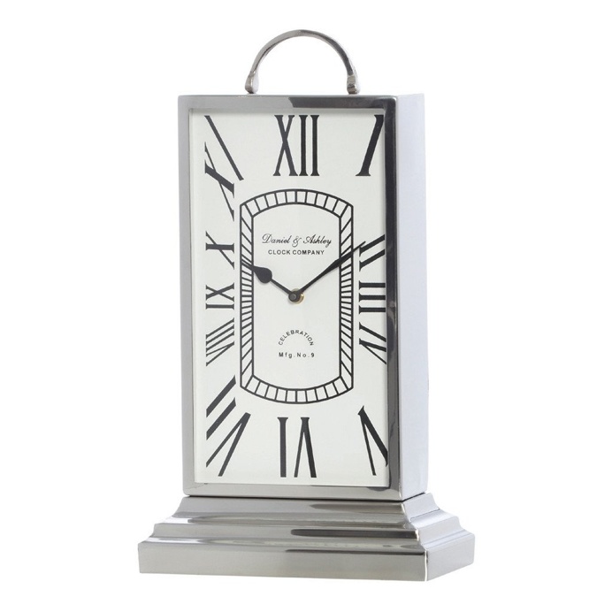 Nepean Silver Table Clock, 47 cm