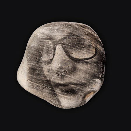 Portrait Photos Printed on Stones #sculpture #stone #photo #print #rock #photography