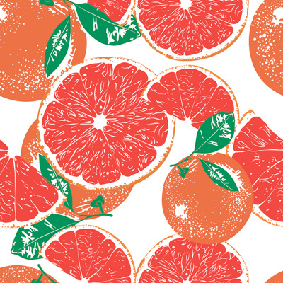 Fruit Pattern. Grapefruit. #pattern #red #citrus #grapefruit #poland #ukraine