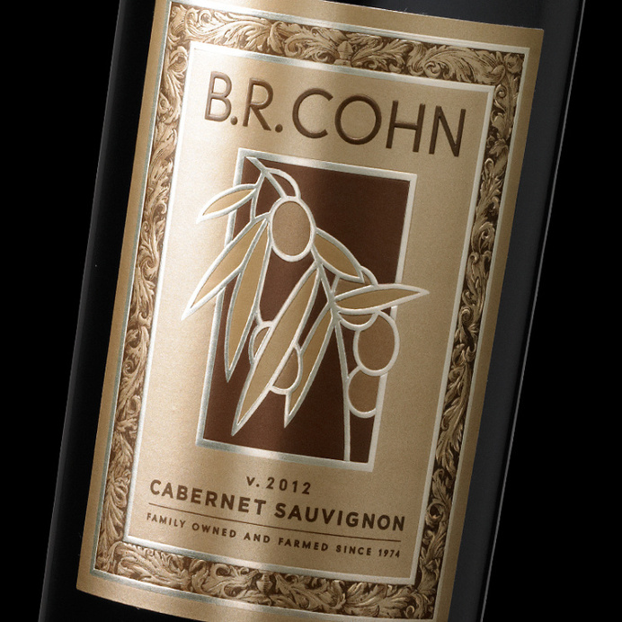 B.R. Cohn Gold Label ~ Wine Label Design