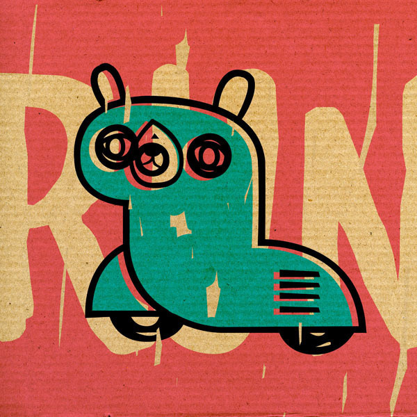 Street Animals 012+ on Behance #vectors #illustration #texture #cardboard