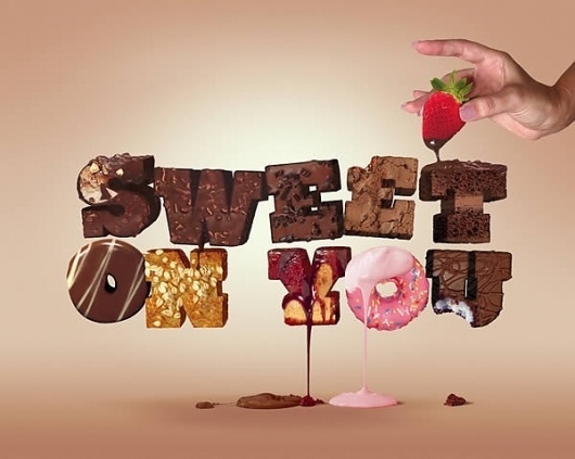 Create a Tasty 3D Typographic Illustration in Photoshop | Tuts+ Premium #lettering #awesome