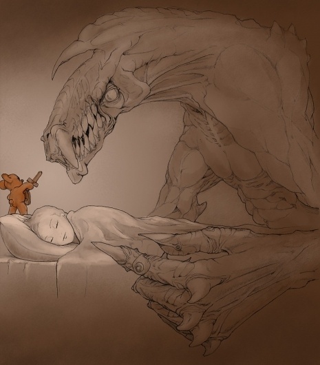sweet halloween dreams by *begemott #monsters #bears #teedy