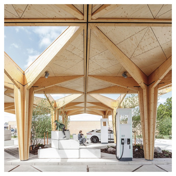 Ultra-Fast Charging Station - Mindsparkle Mag Rasmus Hjortshøj documented Ultra-Fast Charging Station designed by COBE Fredericia, Denmark. #logo #packaging #identity #branding #design #color #photography #graphic #design #gallery #blog #project #mindsparkle #mag #beautiful #portfolio #designer