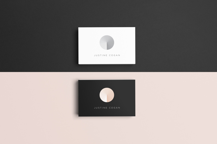 Brandon McIntosh Justine Cogan branding corporate design beautiful minimal best graphic design mindsparkle Mag tote bag stationery dot circl