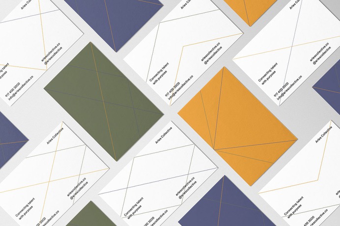 Aries Collective - Mindsparkle Mag To realize their brand's visual identity, Aries Collective enlisted a member of their portfolio—Grammar. #logo #packaging #identity #branding #design #color #photography #graphic #design #gallery #blog #project #mindsparkle #mag #beautiful #portfolio #designer