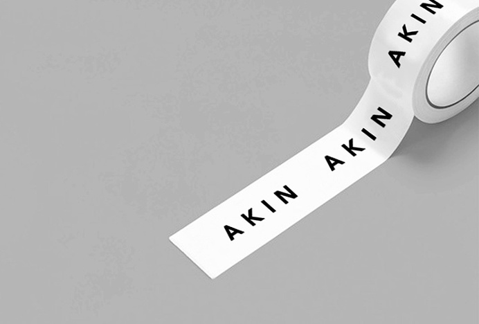 Akin by Alphabet #branding #tape