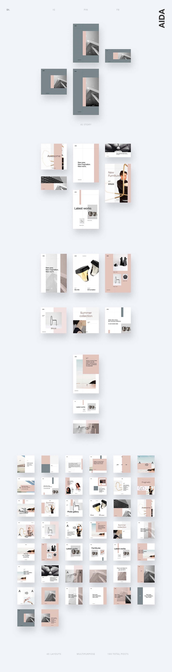 1000+ Social Media Posts Creator Templates Bundle for Facebook, Twitter, Instagram & Pinterest | Bypeople