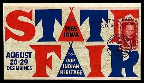 FFFFOUND! | Iowa State Fair 1965 | Sheaff : ephemera #type #lettering #iowa