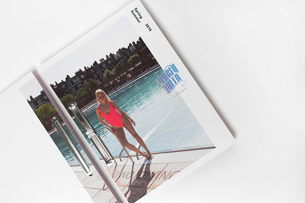 Pearly Queen London on Behance #holographic #branding #look #book #swimwear #identity #passport #layout #editorial #foil #neon