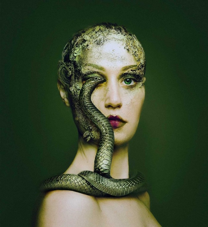 Animeyed: Fine Art Self-Portraits by Flora Borsi