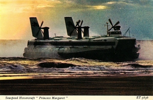 All sizes | Seaspeed-Hovercraft-Princess-Margaret | Flickr - Photo Sharing! #british #branding #seaspeed #transport #rail #identity #hovercraft