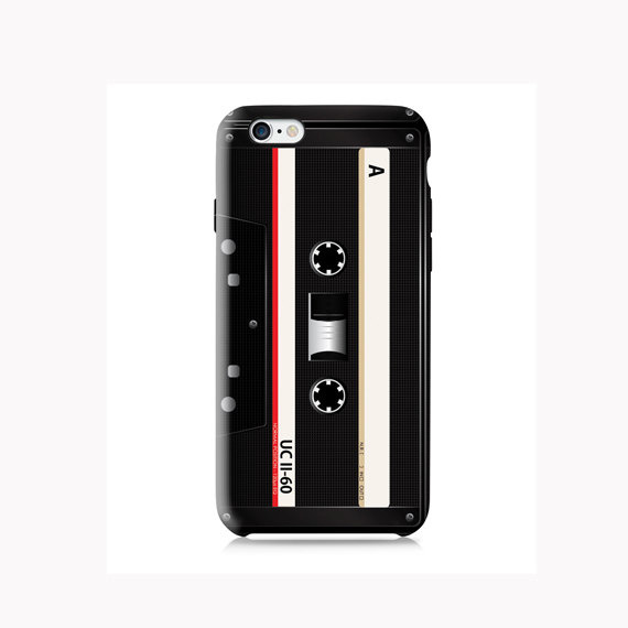 Black Retro Cassette Tape Case Design iPhone case #phonecase #design