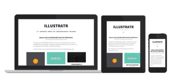 Free Minimalist Portfolio WordPress Themes