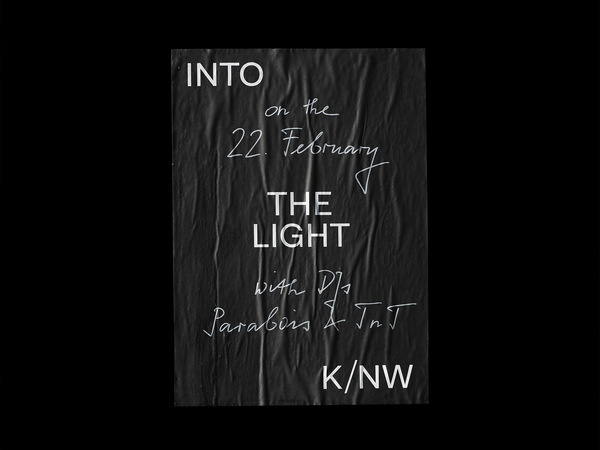 Bureau Collective – Into the Light #handwriting #poster