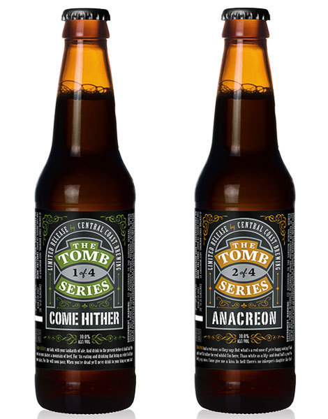 Tomb Series Packaging #packaging #beer #label #bottle