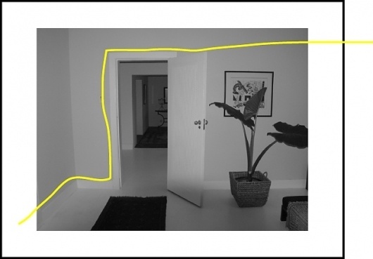 Jack Walsh #frame #line #white #yellow #balck #artwork #photography #jack #minimal #and #walsh