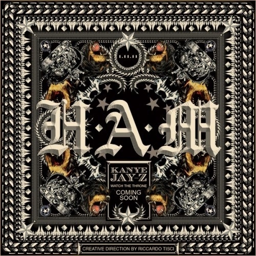 2dopeboyz #ham #album #jayz #kanye #royal #ornament #art #blackletter #dog