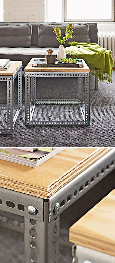 These industrial coffee tables are so great