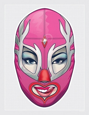 FFFFOUND! | lucha-girl.jpg (JPEG Image, 389x500 pixels) #lucha