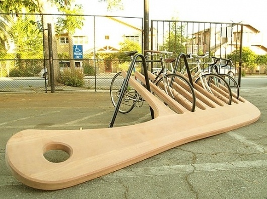 The Fox Is Black #comb #sculpture #rack #bike
