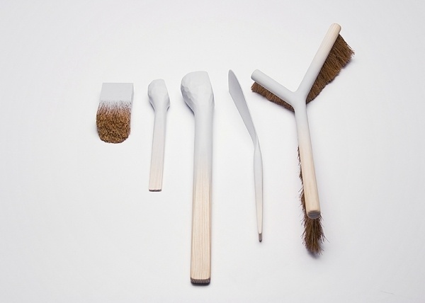 ▲ Ferréol Babin ▲ WHITE MATERIAL #white #material #wood #gradient #tools #ferreol #ba