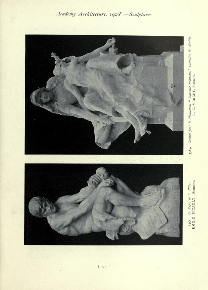 Sculptures from "Academy architecture," 1904-1908. A collection of all the sculptures published in vols. 25-34 of "Academy Architecture." : Academy architecture and architectural review : Free Download, Borrow, and Streaming : Internet Archive