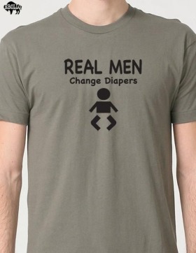 Real Men Change Diapers Mens T shirt Dad gift Husband Gift Fathers Day Shirt Father Gift New Dad Shi - gifts for father to be
