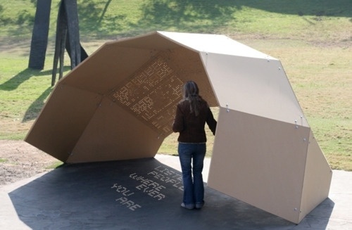 Typeverything.com One Day Poem Pavilion by Jiyeon... - Typeverything #ausstellung #raum