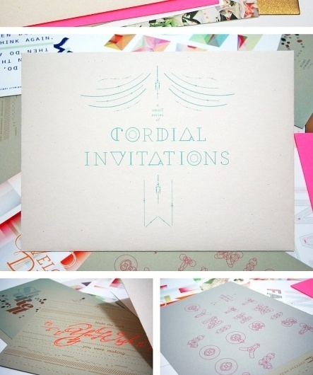 FromKeetra - CORDIAL INVITATIONS ````` --...--...--...--...--... ````````````````````````` #invitation #typography