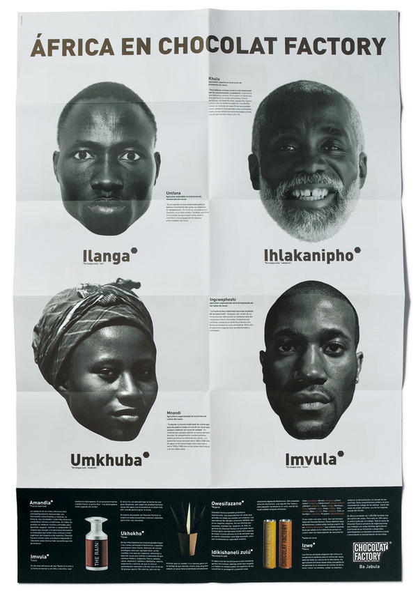 Africa | ruiz + company #page #print #design #graphic #africa #people #human #heads #diversity #layout #portraits #beauty