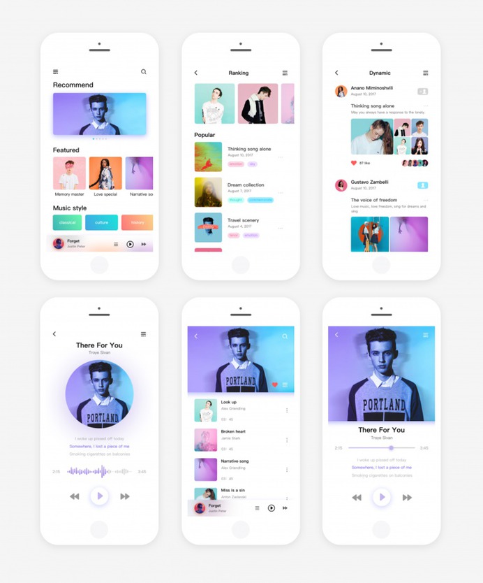Simple Music application
