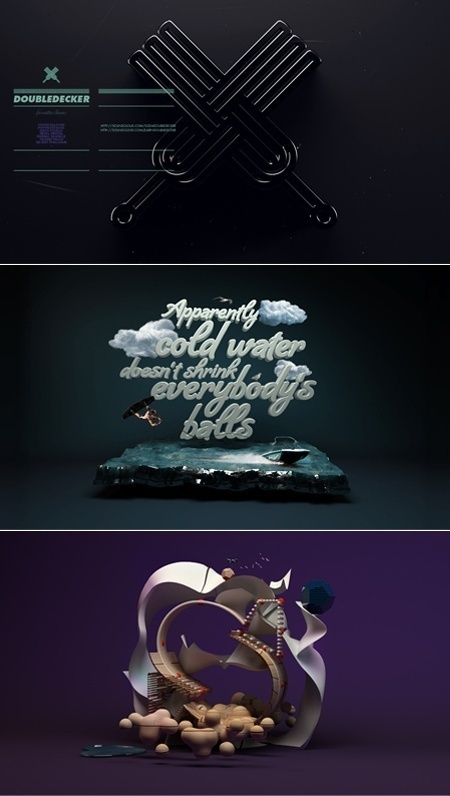 f5bcbc71a54526be95039e86a8452498.jpg 450xc3x97796 pixels - 3D Typography Design Modelling #dark #clean