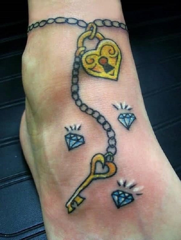 35 Meaningful Lock And Keys Tattoos