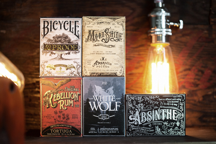 Prohibition Collection #logotype #lettering #branding #packaging #psd #design #playing #illustration #identity #logo #cards #package #typography