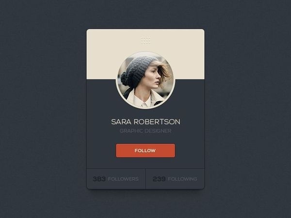 Profile by Nicu Balan #ui