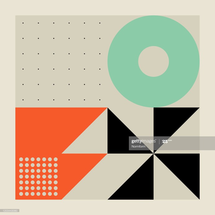 Brutalism Design Abstract Vector Pattern : stock illustration