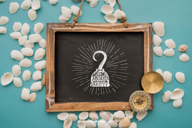 Summer theme with slate Free Psd. See more inspiration related to Mockup, Summer, Beach, Sea, Sun, Holiday, Chalkboard, Mock up, Decorative, Vacation, Summer beach, Marine, Up, Season, Theme, Slate, Shells, Composition, Mock, Summertime and Seasonal on Freepik.