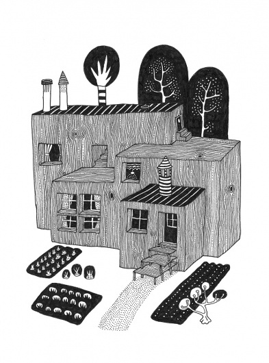 Slowear : Klas Ernflo #illustration #blackandwhite #klasherbert