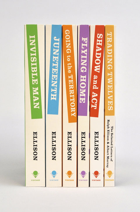 Ralph Ellison series by Cardon Webb #spine #lettering #book #publication #cover #illustration #series